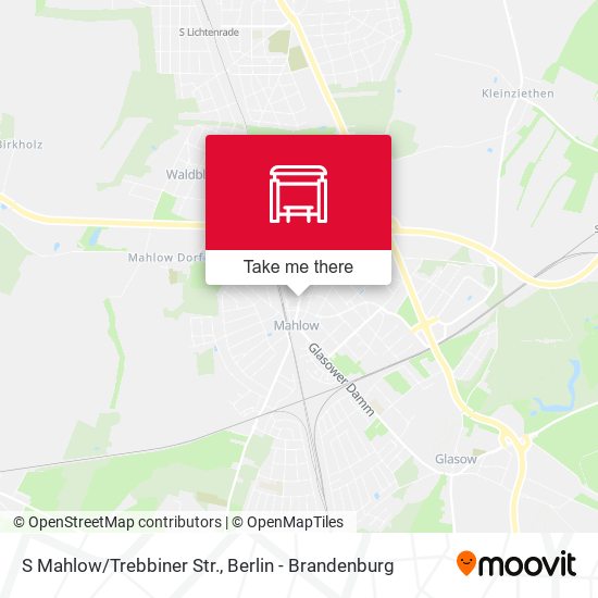 Карта S Mahlow/Trebbiner Str.