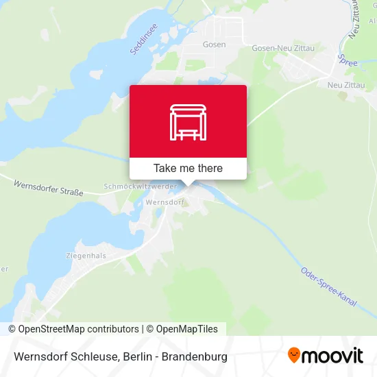 Карта Wernsdorf Schleuse