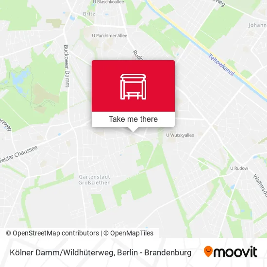 Карта Kölner Damm/Wildhüterweg
