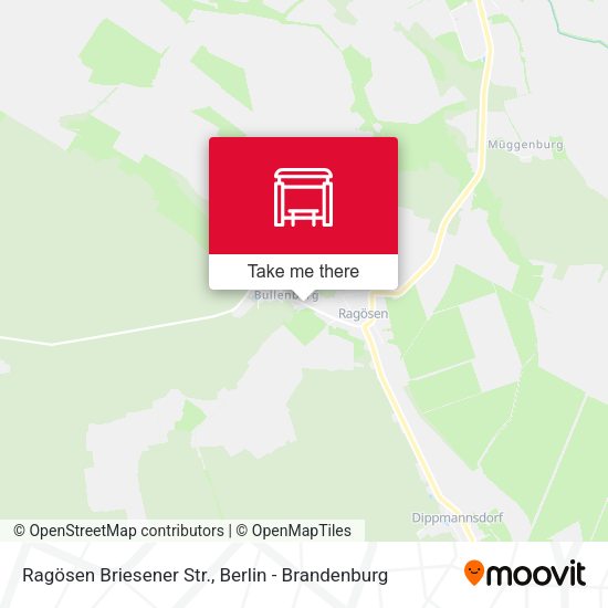 Ragösen Briesener Str. map