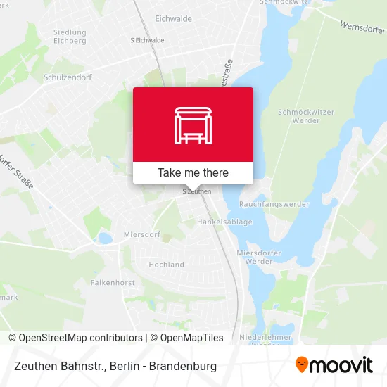 Карта Zeuthen Bahnstr.