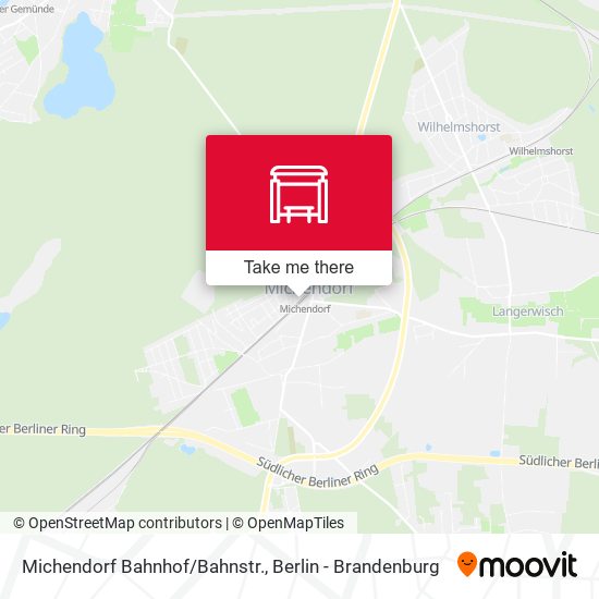 Michendorf Bahnhof/Bahnstr. map