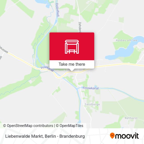 Liebenwalde Markt map