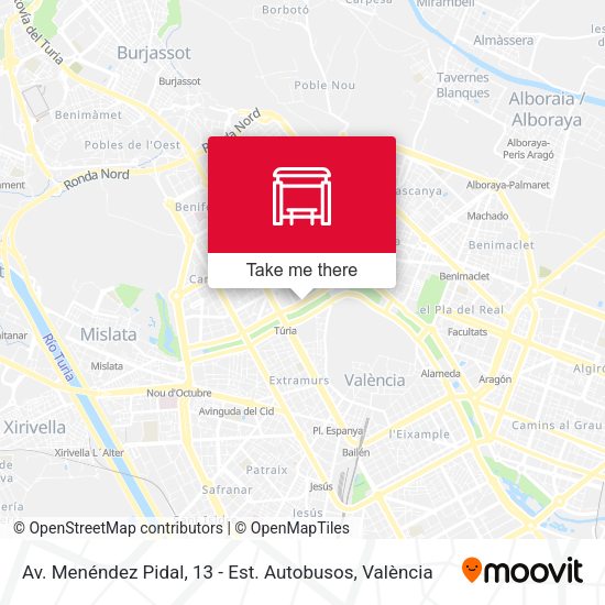 Av. Menéndez Pidal, 13 - Est. Autobusos map