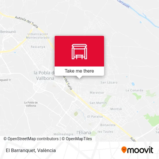 El Barranquet map