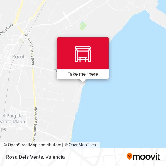 mapa Rosa Dels Vents