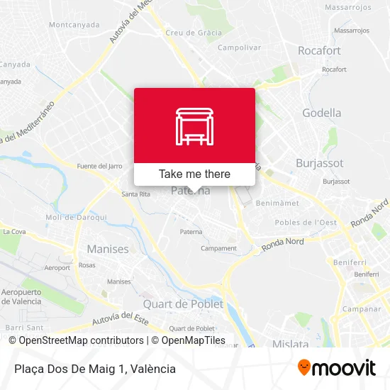 Plaça Dos De Maig 1 map