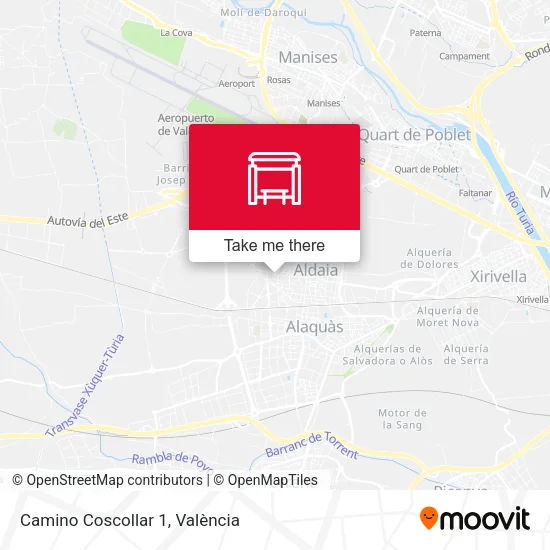 Camino Coscollar 1 map