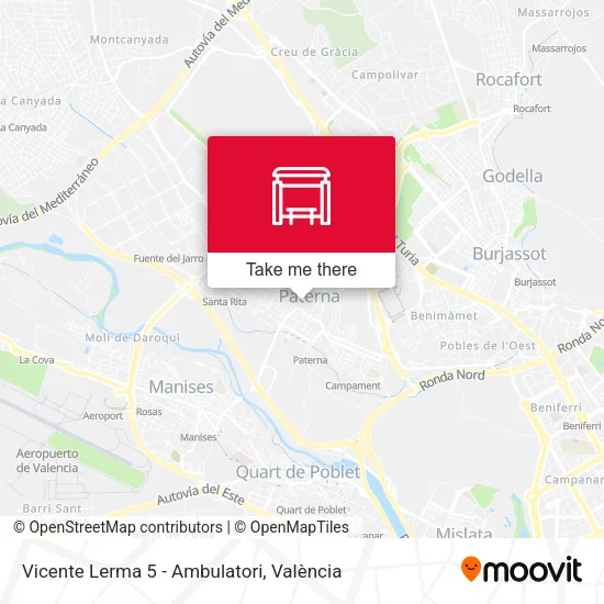 Vicente Lerma 5 - Ambulatori map