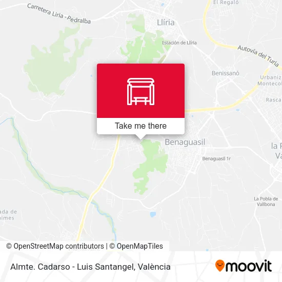 Almte. Cadarso - Luis Santangel map