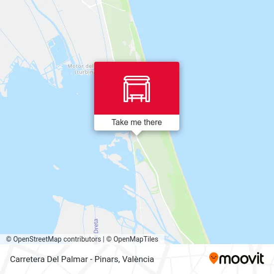 mapa Carretera Del Palmar - Pinars