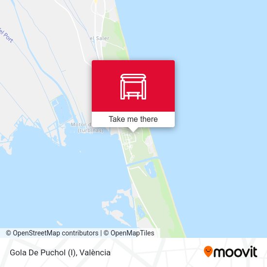 Gola De Puchol (I) map