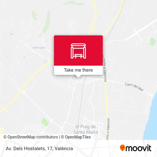 Av. Dels Hostalets, 17 map
