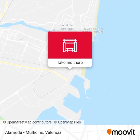 Alameda - Multicine map