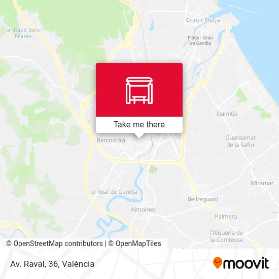 Av. Raval, 36 map
