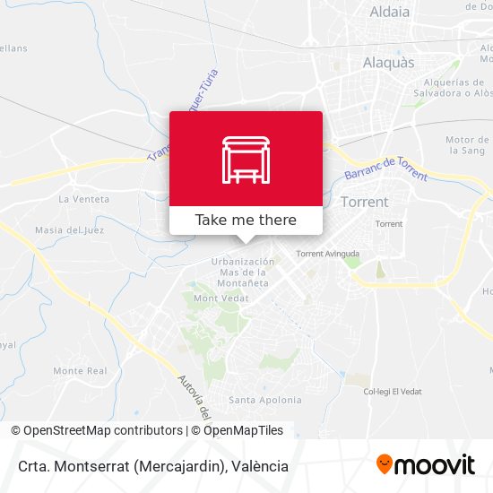 Crta. Montserrat (Mercajardin) map