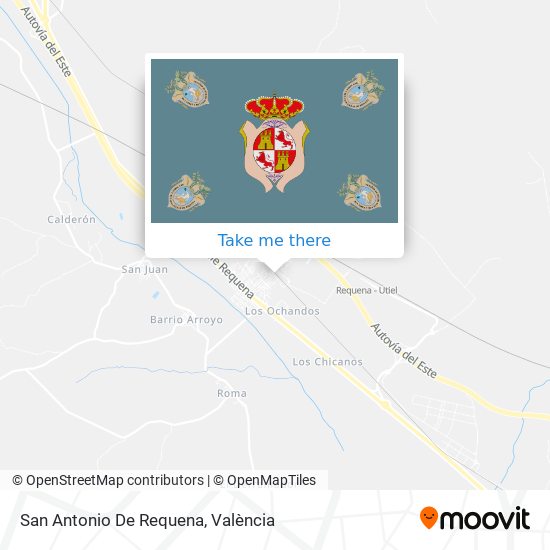 San Antonio De Requena map