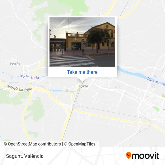 Sagunt map