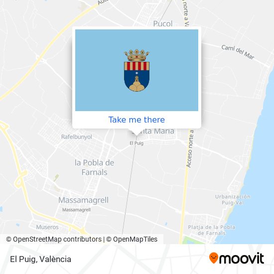 El Puig map