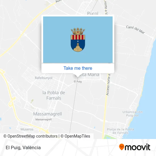 El Puig map