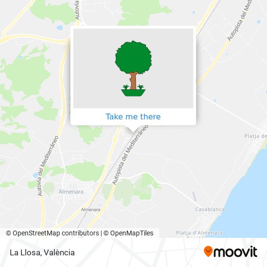 mapa La Llosa