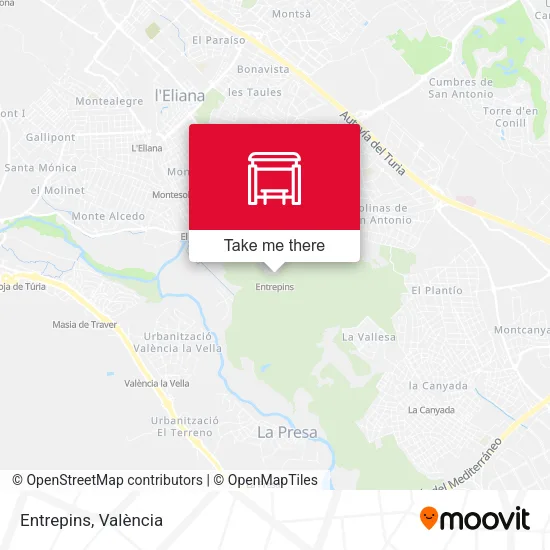 Entrepins map