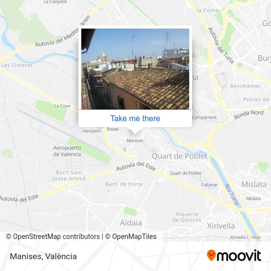 Manises map