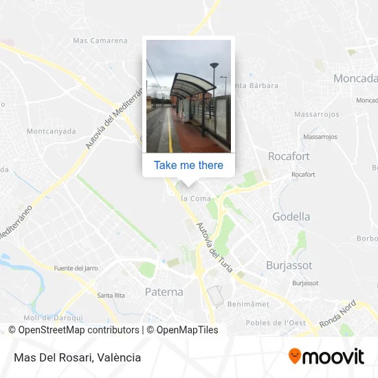 Mas Del Rosari map