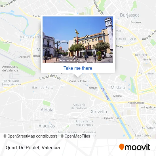 Quart De Poblet map