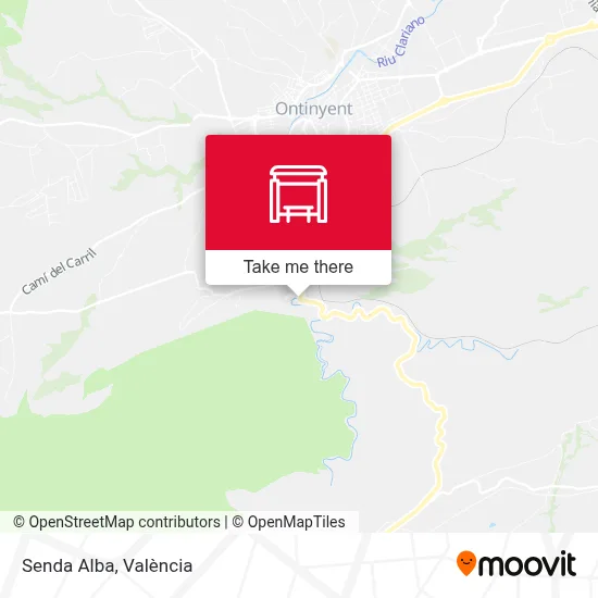 Senda Alba map