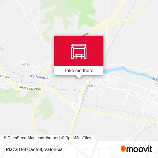 Plaza Del Castell map
