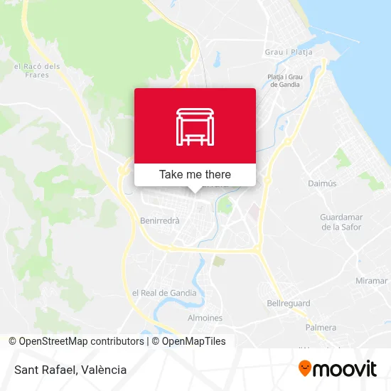 Sant Rafael map
