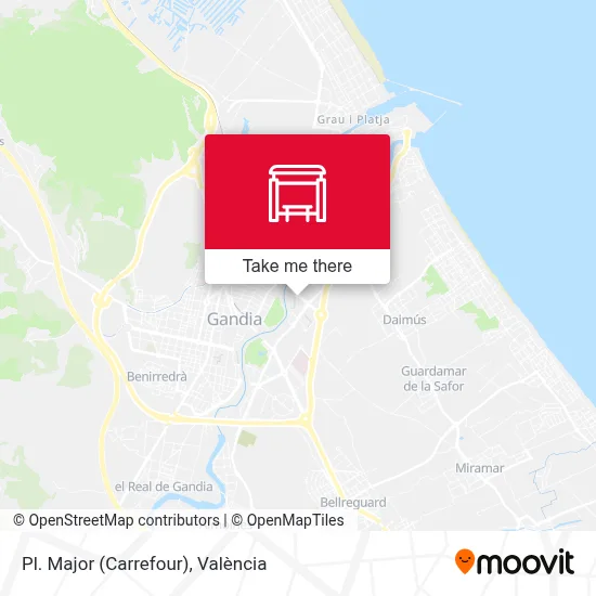 Pl. Major (Carrefour) map