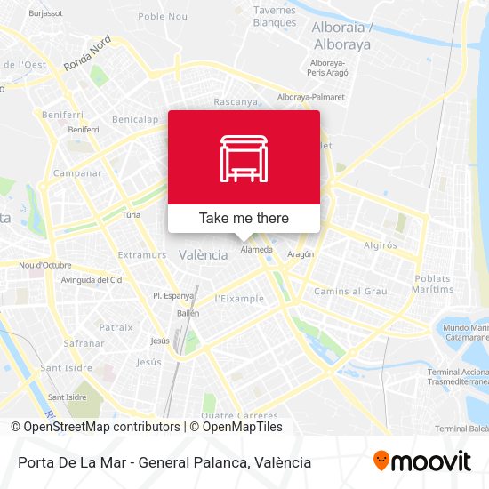 Porta De La Mar - General Palanca map