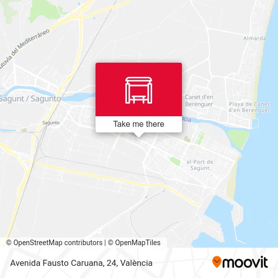 Avenida Fausto Caruana, 24 map