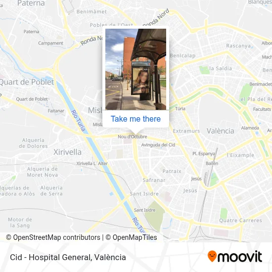 mapa Cid - Hospital General