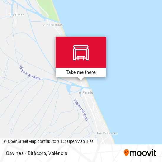 Gavines - Bitàcora map