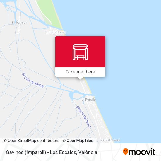 Gavines (Imparell) - Les Escales map