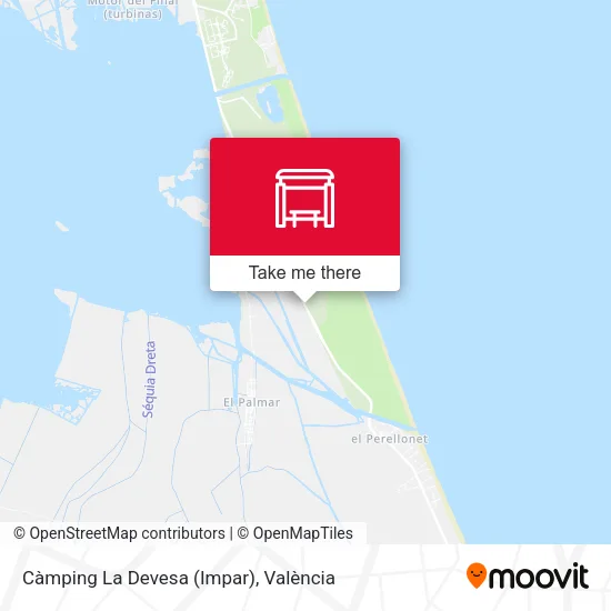 Càmping La Devesa (Impar) map
