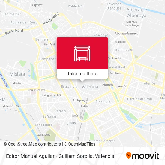 Editor Manuel Aguilar - Guillem Sorolla map