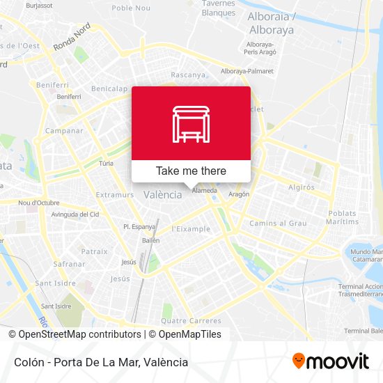 Colón - Porta De La Mar map