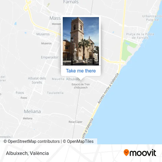 Albuixech map