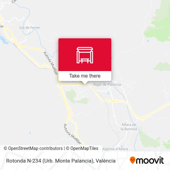 Rotonda N-234 (Urb. Monte Palancia) map