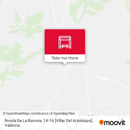 Ronda De La Baronia, 14-16 [Villar Del Arzobispo] map