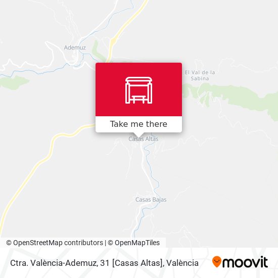 Ctra. València-Ademuz, 31 [Casas Altas] map