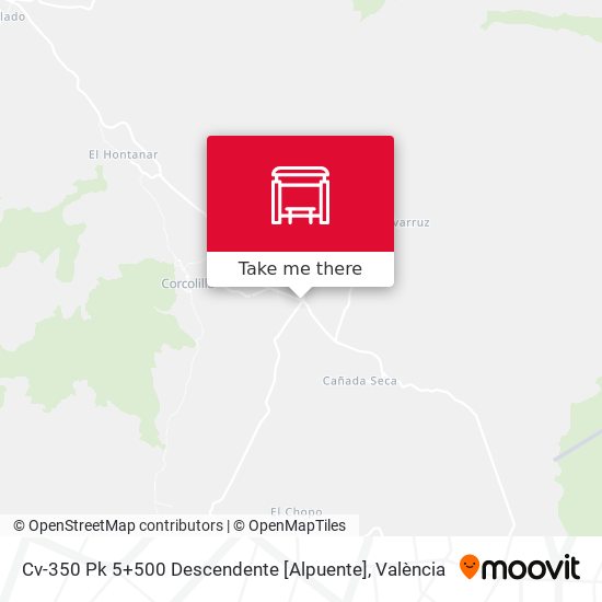 Cv-350 Pk 5+500 Descendente [Alpuente] map