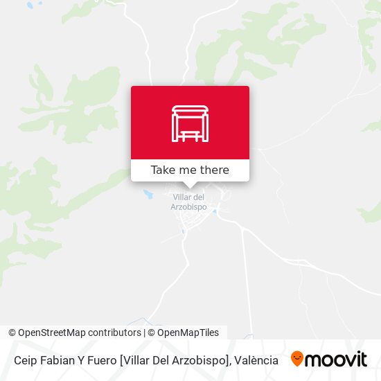 Ceip Fabian Y Fuero [Villar Del Arzobispo] map