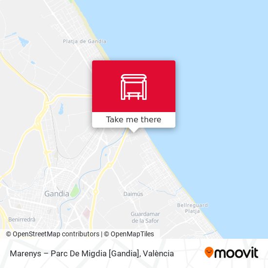 Marenys – Parc De Migdia [Gandia] map