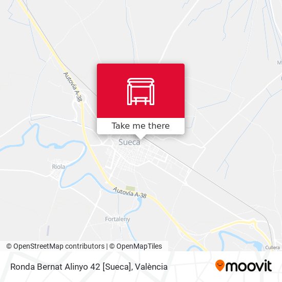 Ronda Bernat Alinyo 42 [Sueca] map