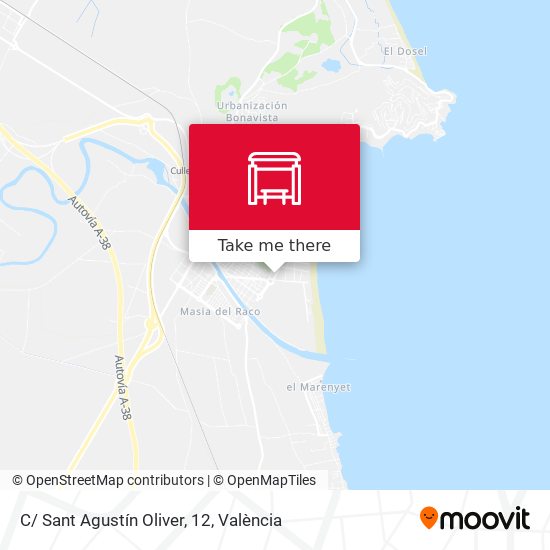 C/ Sant Agustín Oliver, 12 map